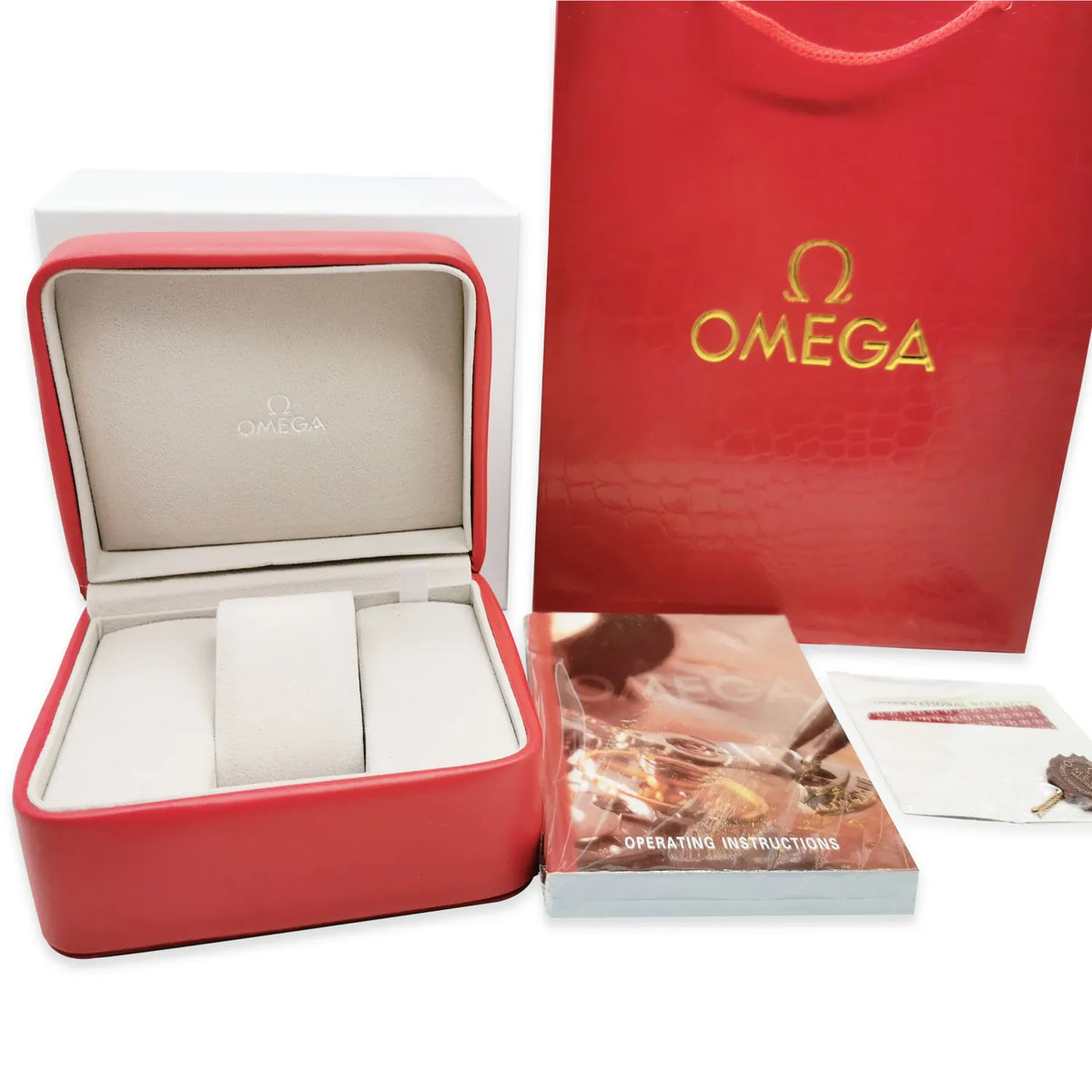 Omega Watch Box Full Set as collection or gift or display box