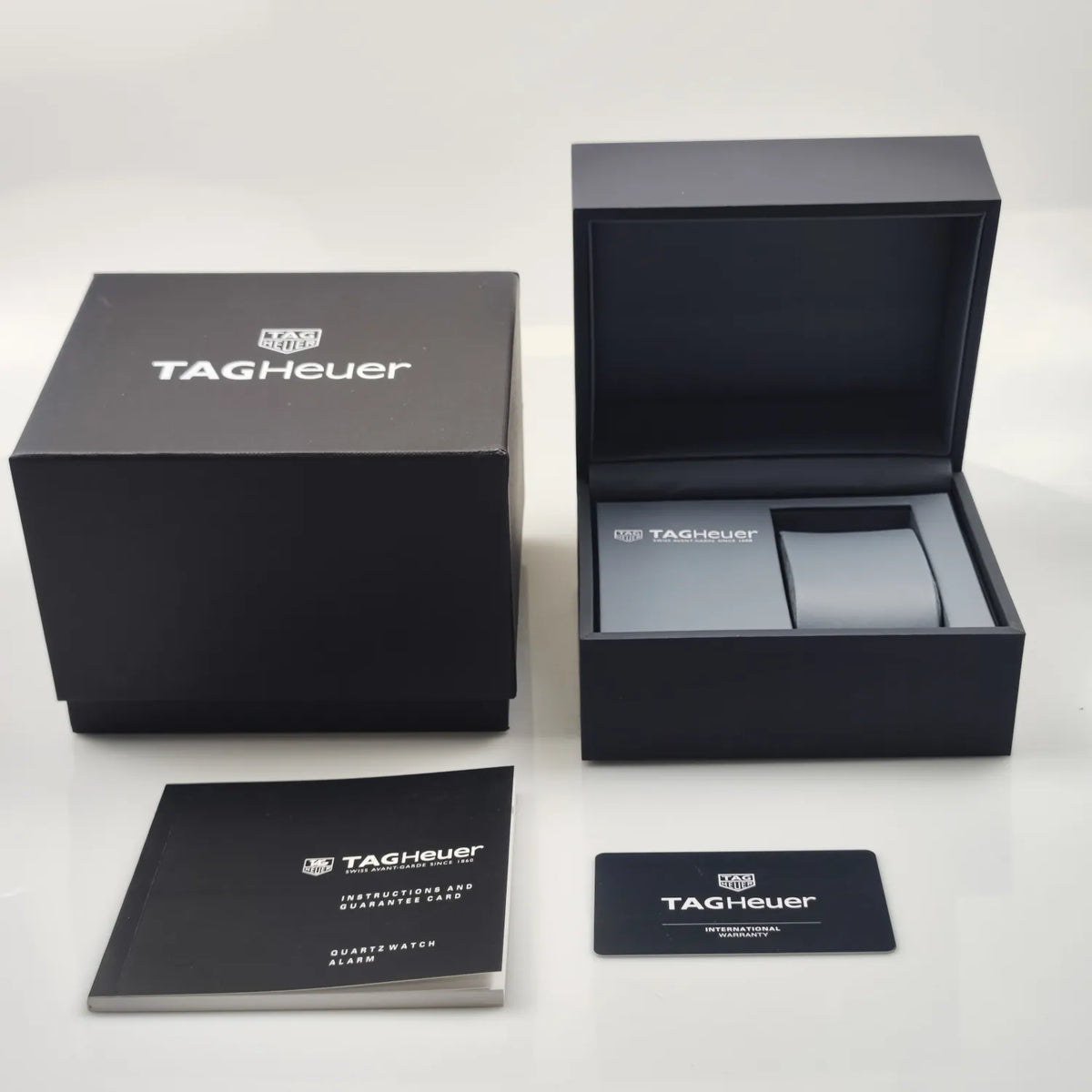 TAG Heuer watch box  display position on the right