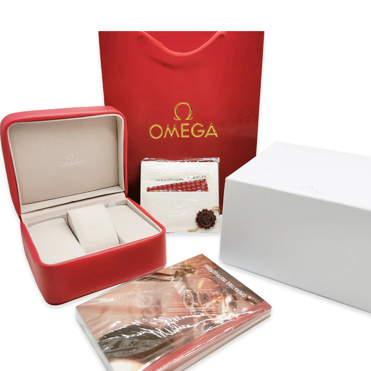 Omega Watch Box Full Set as collection or gift or display box